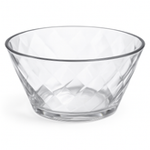 Clear Small Diamond Pattern Acrylic Bowl